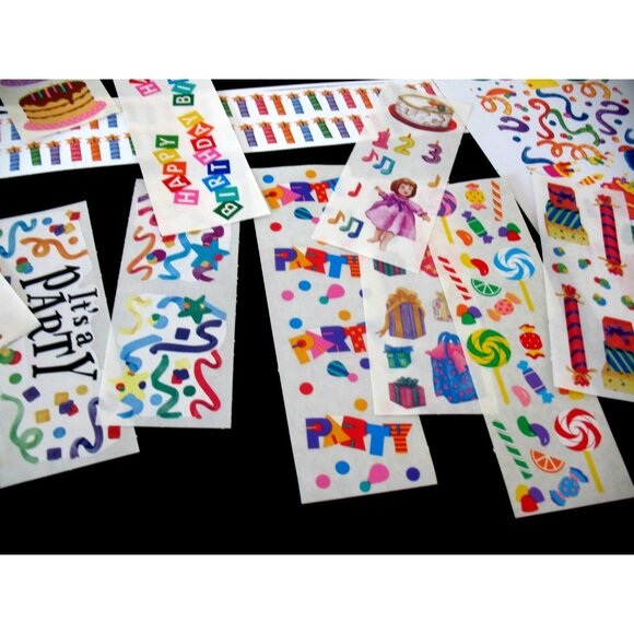 Creative Memories and more CELEBRATE Stickers (Party, Birthday,) Gr Lengths - Picture 8 of 15